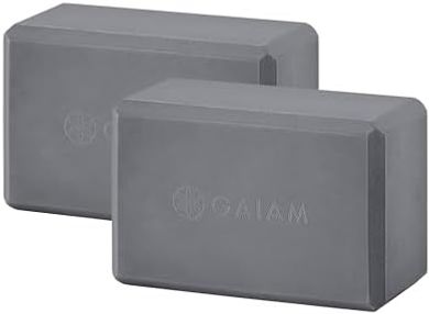 Gaiam Yoga Block: Supportive, Non-Slip EVA Foam for Stability & Deep Stretches
