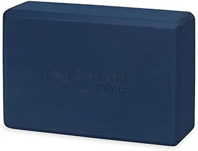 Gaiam Essentials Yoga Block (Navy EVA Foam)