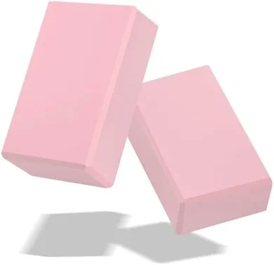 Biguphate Yoga Blocks: Supportive, Non-Slip EVA Foam (2-Pack)