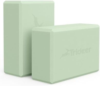 Trideer Yoga Block: Soft, Supportive, Odor-Resistant Foam for Fitness
