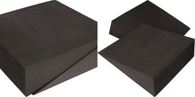 Black Foam Stretch Wedge Set (12", 2-pack)
