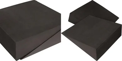 Black Foam Stretch Wedge Set (12", 2-pack)