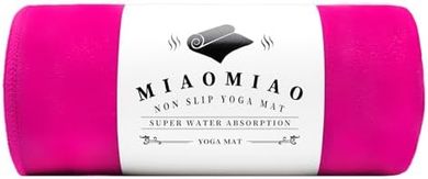 MIAOMIAO Non-Slip Yoga Towels: Super Absorbent Microfiber, 24.5"x72"
