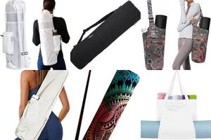 5 Stylish White Yoga Mat Bags