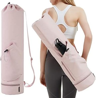 Yoga Mat Bag: Water Bottle & Wet Pocket, Multi-Functional
