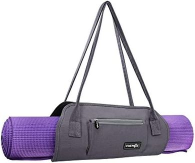 Yoga Mat Carrier Bag with Storage Pockets (Mat Not Included)
