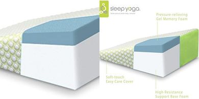 Memory Foam Sleep Wedge Pillow: Supportive & Medium-Firm
