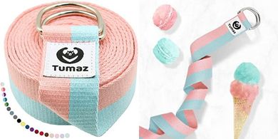 Tumaz Yoga Straps: Durable, comfortable straps for stretching & therapy.
