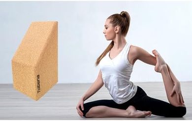 Premium Cork Yoga Blocks & Wedges: Non-Slip, Beveled, Therapeutic
