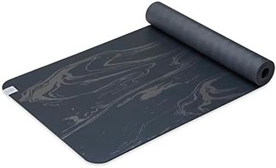 Gaiam Dry-Grip Yoga Mat: 5mm thick, non-slip, for all floor workouts.
