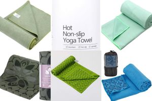 Green Yoga Towel