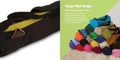Cotton Yoga Mat Bags: Large & Extra Large