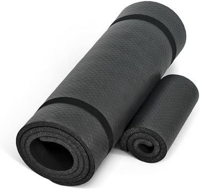 CAP Barbell High-Density Yoga Mat with Strap
