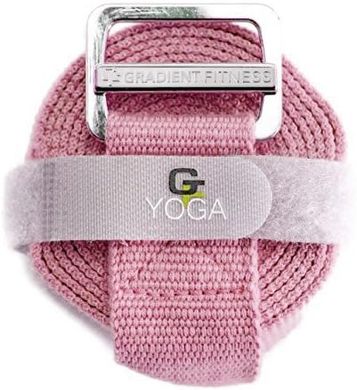 Yoga Strap with Easy Buckle: Soft Cotton Blend (8ft), Free Guide
