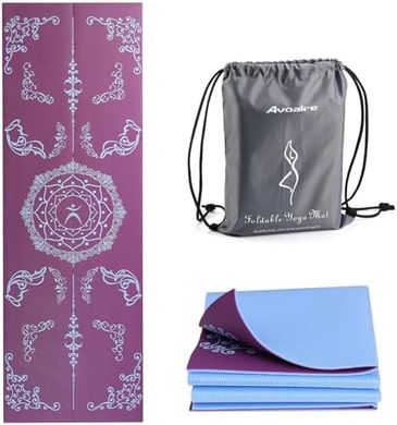 Eco-Friendly Foldable Travel Yoga & Pilates Mat with Bag
