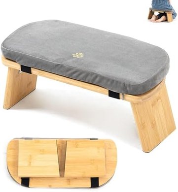 Bamboo Meditation Bench & Kneeling Stool