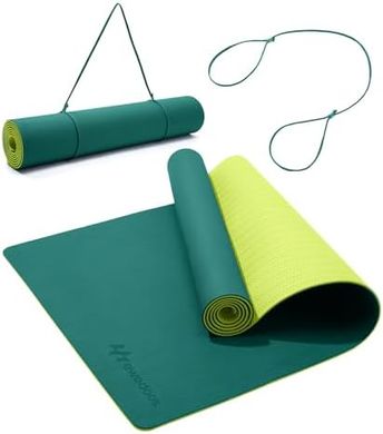 Eco-Friendly TPE Yoga Mat: Non-Slip, Thick, Durable for All
